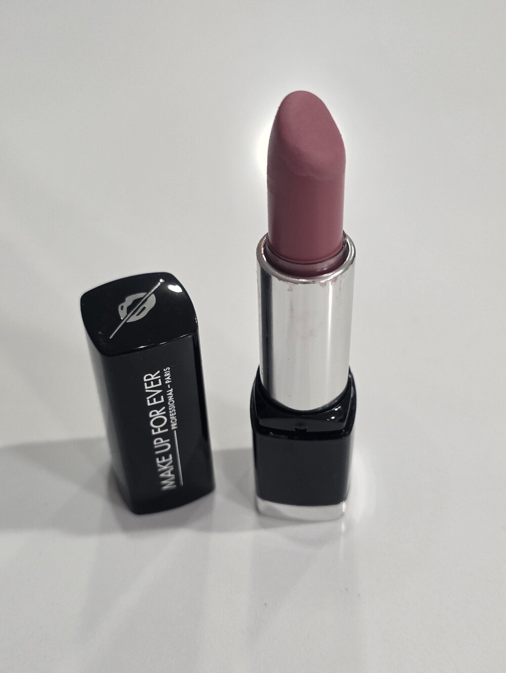 MAKE UP FOR EVER Rouge Artist Natural Lipstick N18 Pink Mauve Discontinued Used